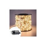 Le guirlande lumineuse 20m, 200 led en cuivre, impermable ip65, lumire etoile, blanc chaud, pour dcoration ...