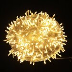 Guirlande lumineuse 50m 500 led lumi�res de no�l int�rieur et ext�rieure 8 modes etanche guirlande guinguette ...