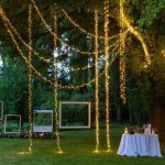 Guirlande lumineuse boa 6cm 15m 750 led ambr� lumi�re fixe c�ble vert lotti