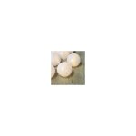 Guirlande lumineuse boules coton blanc - blanc - fei yu