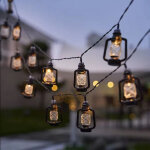 Guirlandes lumineuses bouteille de k�ros�ne r�tro, guirlande lumineuse int�rieur / jardin, fairy lights ...