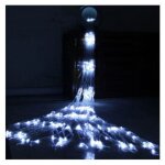 Guirlandes lumineuses cascade led d�bit d'eau effet de neige rideau f�e suspendue scintillant d�bit d'eau ...