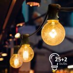 Guirlande lumineuse, guirlande lumineuse, guirlande lumineuse connectable avec 25 ampoules g40 blanc ... Guirlande lumineuse, guirlande lumineuse, guirlande lumineuse connectable avec 25 ampoules g40 blanc ...