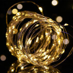 Guirlande lumineuse d�corative led, int�rieur / ext�rieur, 5 m, 50 led, transparente