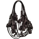 Guirlande lumineuse d'ext�rieur noire avec 20 douilles e27, c�ble rond, rallonge guirlande lumineuse, ...