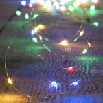Guirlande lumineuse extrieur solaire 20m multicolore 200 led 8 jeux - feeric lights & christmas