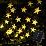 Guirlande lumineuse exterieur solaire, 30 led �toile guirlande lumineuse solaire 8 modes, �tanche d�coration ...