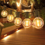 Guirlande lumineuse ext�rieure et int�rieur, 50 + 4 ampoules etanche 15m de guirlande guinguette d�coration ...