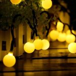 Guirlande lumineuse ext�rieure solaire, 50 led 7m avec 8 modes �clairage jolies, d�coration lumi�re pour ...