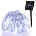 Swanew guirlande lumineuse exterieure solaire etanche, avec 8 modes, pour la decoration exterieur, jardin, ... Swanew guirlande lumineuse exterieure solaire etanche, avec 8 modes, pour la decoration exterieur, jardin, ...