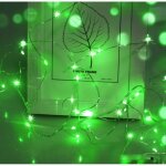 Guirlande lumineuse led, 1 m, 10 fils, micro - guirlande lumineuse, d�coration de no�l, piles bouton ...