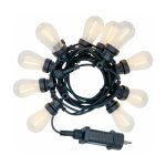 Guirlande lumineuse led 5m 230v, extensible ip44, 10 boules st48 mini - edison - grl512vbst48f - xanlite ...