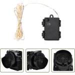 The living store - guirlande lumineuse � led avec 66 led et ventilateur 660 cm - guirlande lumineuse ...