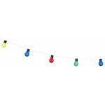 Guirlande lumineuse led  boules  180cm multicolore