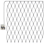 Guirlande lumineuse led filet lumineux blanc froid dcoration de nol illumination extrieur intrieur ...