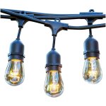 Guirlande lumineuse mafy noir caoutchouc 6m