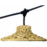 Guirlande lumineuse moorea beige jonc de mer 6m