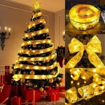 Guirlande lumineuse de no�l � 100 led, 10 m, � piles, pour d�coration d'arbre de no�l, pour la maison ...