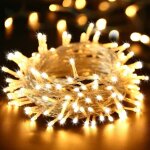 Guirlande lumineuse de no�l, 20m 200 led lumi�res de no�l int�rieur et ext�rieure �lectrique 8 modes ...