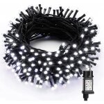 Guirlande lumineuse no�l int�rieur exterieur, 20m 200 led blanc froid guirlande lumineuse electrique ...