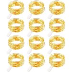 Guirlande lumineuse de nol, guirlandes lumineuses led batterie, 20 pices 1m 20 leds guirlandes lumineuses ...