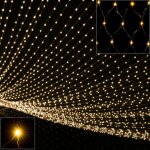 Guirlande lumineuse led rideau lumineux 100 led blanc - monzana
