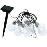 Guirlande lumineuse solaire - lumisky - fantasy star solar - 3. 75 m - 10 ampoules cuivre micro - led ...