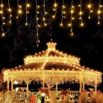 Guirlande lumineuse stalactite ext�rieure 1200 led 30 m, �tanche, aliment�e par secteur, id�ale pour ...