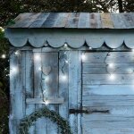 Guirlande stalactite solaire 6m led blanc pur fixe et flash