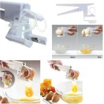 Egg ez cracker cracker sparateur de coquille d'?uf blanc d'?uf jaune d'?uf rouge albumine
