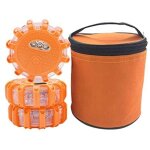 Gyrophare led, feux de remorque led sans fil �tanche, gyrophare orange a pile, gyrophare bleu gyrophare ...