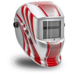 Gys - masque de soudage venus 3 / 9 - 13 g - 079755 - gris / rouge - taille unique