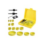 17 pcs kit scies cloches bi - métal en acier carbone 19 - 127mm scie cloche coffret pour bois, plaque ... 17 pcs kit scies cloches bi - métal en acier carbone 19 - 127mm scie cloche coffret pour bois, plaque ...