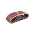 Bandes abrasives en tissu 25 pices, 75 x 533 mm mixpack (5 x grain 40 / 60 / 80 / 120 / 180 chacun) ...