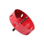 Scie cloche 115 mm, acier rapide m42 hss bim�tallique scie tr�pan avec foret de centrage pour robuste ...