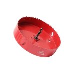 Scie cloche 150 mm, acier rapide hss m42 bi - m�tal, scie - cloche avec tige hexagonale et foret pour ...