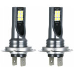 H7 voiture led antibrouillards 200w ampoules phares kit 6000k blanc lumiere courante hid decodeur antibrouilla ...