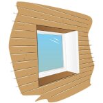 Habillage de tableau aluminium pour encadrement de fen�tre - hauteur 1m - profondeur 300mm - couleur ...