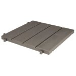 Habitat et jardin - eda dalle clipsable polypropyl�ne easy, brun taupe n�3, 38x38 cm x ep. 25mm