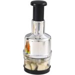 Hachoir � l'ail et � l'oignon, hachoir manuel en acier inoxydable pour l�gumes, presse - ail manuel pour ...