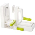 Hachoir � l�gumes coupe - l�gumes multifonction 5 en 1, enrouleur de julienne pliable en soie de navet, ...