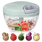 Hachoir manuel?500 ml hacher d�couper et mixer l�gumes viandes noix oignons gr�ce � ses lames en acier ...