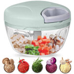 Hachoir manuel?500 ml hacher d�couper et mixer l�gumes viandes noix oignons gr�ce � ses lames en acier ...