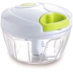 Hachoir manuel pour l�gumes, fruits, noix, oignons, hachoir � main, m�langeur, m�langeur, robot culinaire ...