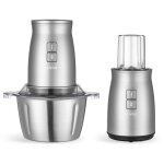 Hachoir multifonction 2l 500w gris / inox - livoo - dop237