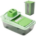 Hachoir � oignons - hachoir � l�gumes avec r�cipient et couvercle - coupe -