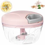 Hachoir oignon manuel, presse ail de 3 - lames, pour oignon salade, pesto, persil, saucisson / machine ...