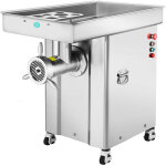 Hachoir a viande electrique capacite 16, 7 kg / min, broyeur de viande avec lame et plaque de broyage, ...