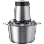 Hachoir � viande �lectrique 3l, grande capacit� domestique, en acier inoxydable, 2 vitesses, 300w, haute ...