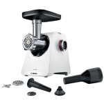 Hachoir a viande inox 2100w puissance 500w capacite 3, 5kg / mn 2grilles 2disques kit saucisses kit kebe ...